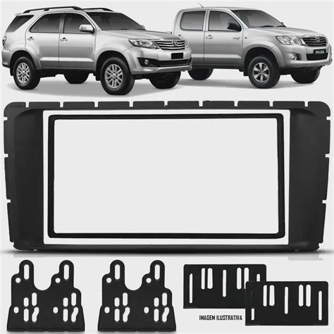 Moldura De Painel Para Cd Dvd Din Hilux Sw Srv