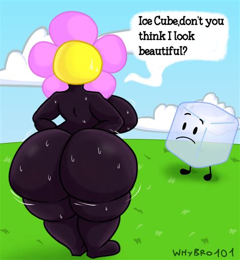 Rule 34 Anthro Ass Battle For Dream Island Bfdi Flower Flower Bfdi Humanoid Ice Cube Bfdi