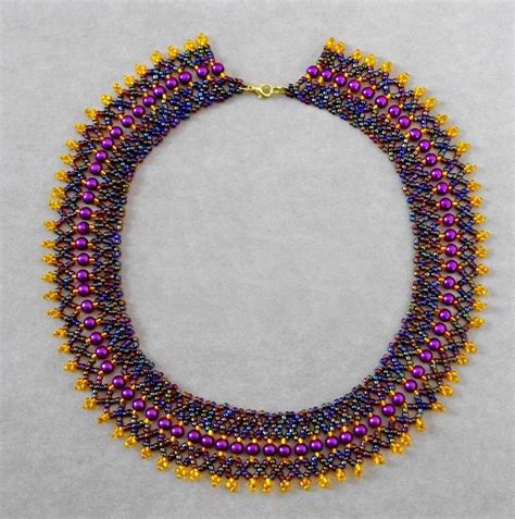 Simple Beaded Necklaces Beaded Necklace Patterns Beadwork Necklace