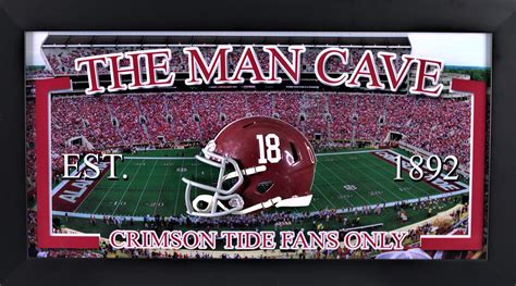 Alabama Crimson Tide Helmet Frame - Mymancave Store