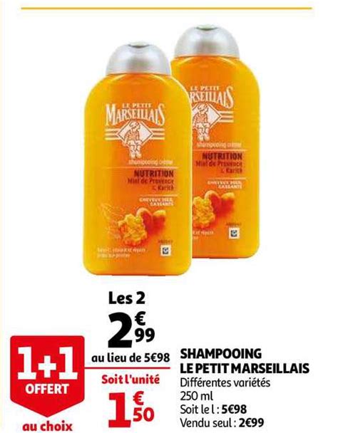 Promo Shampooing Le Petit Marseillais Offert Au Choix Chez Auchan