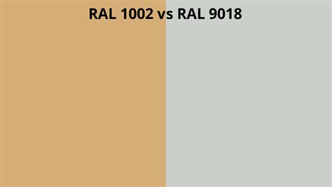 Ral 1002 Vs 9018 Ral Colour Chart Uk