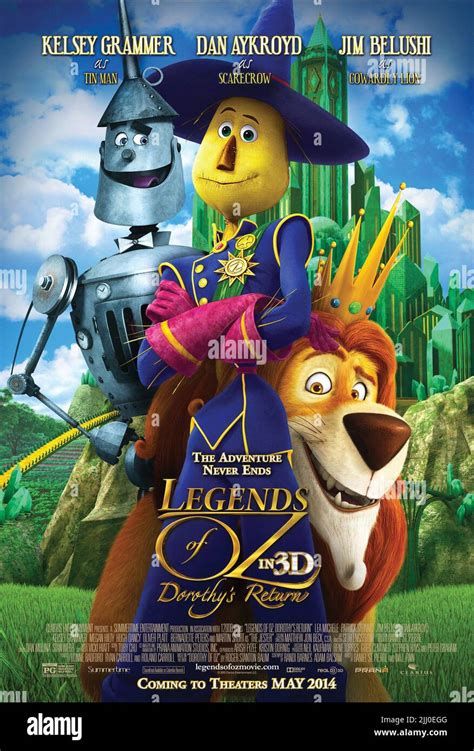 Tin Man Scarecrow Lion Poster Legends Of Oz Dorothys Return 2013