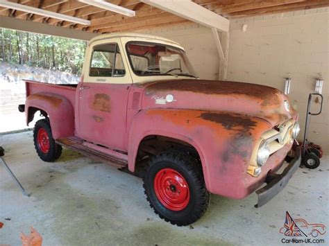 1955 Ford F 100 MARMON HERRINGTON 4 WHEEL DRIVE CUSTOM CAB 4 Speed