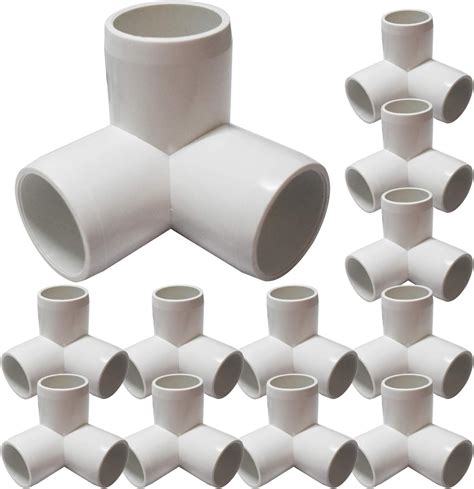 24pack Pvc Elbow Fittings 3 4 Inch 3 Way Pvc Pipe Fitting Connectors For Sch40 Pvc Pipe Pvc