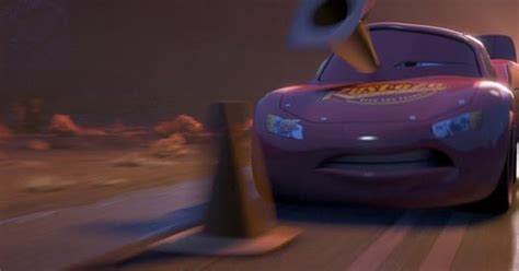 Dan The Pixar Fan Cars Lightning Mcqueen With Cone