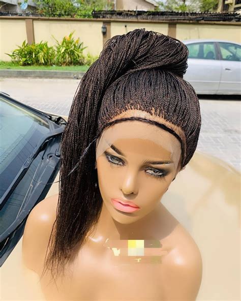 Braided Wig Full Lace Braided Wig Nigeria Etsy