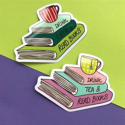 50+ Bookish Stickers for Laptops, Notebooks, Windshields, and More