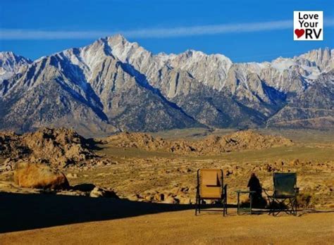 Boondocking At Alabama Hills Blm Near Lone Pine Ca