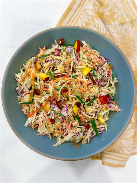 Peach Pecan Coleslaw Joy Bauer