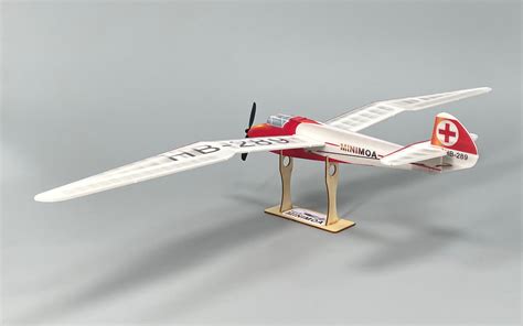 Minimoa Glider gull wing 700mm micro RC aircraft kit