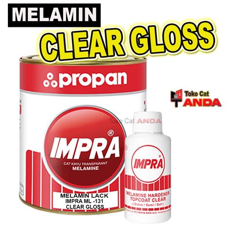 Jual Impra Melamin Clear Gloss Ml Propan Shopee Indonesia