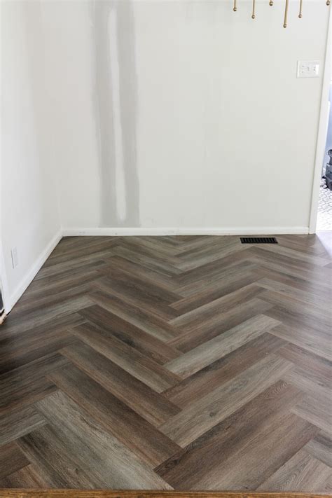 How To Install A Herringbone Lvp Floating Floor Over Tile Top Crew