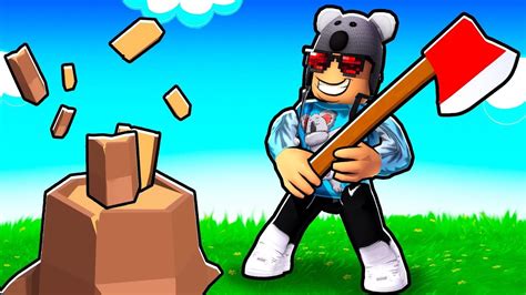 Koala VS Roblox Wood Chopping Simulator YouTube