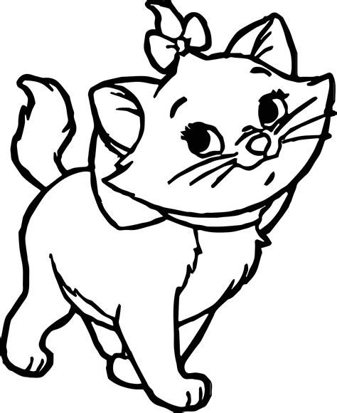 Aristocats Marie Coloring Pages at GetDrawings | Free download