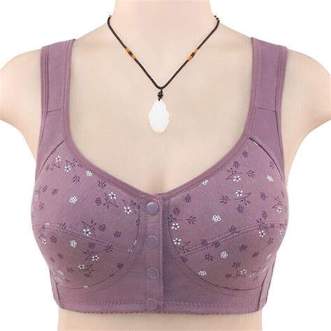 Reggiseno Senza Ferretto In Cotone Con Chiusura Frontale Da Donna