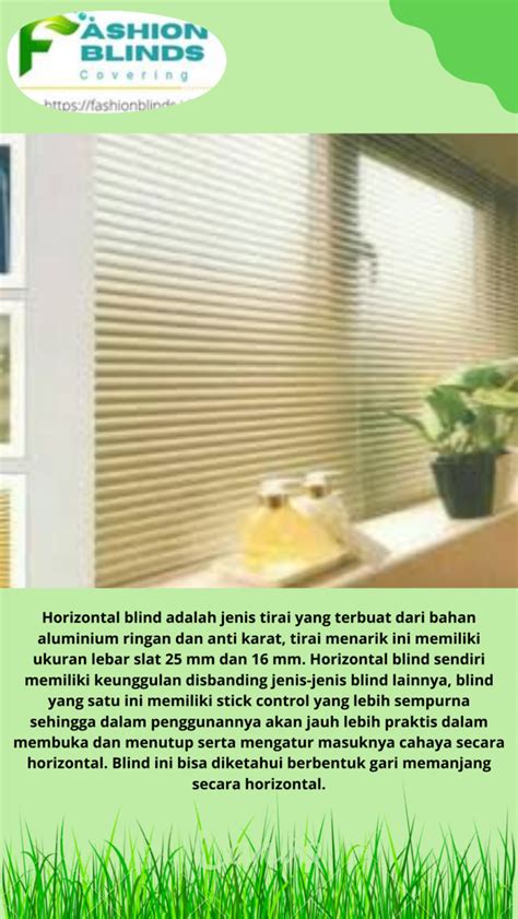 Horizontal Blind Shinici Horizontal Blind Murah Jakarta Barat Harga