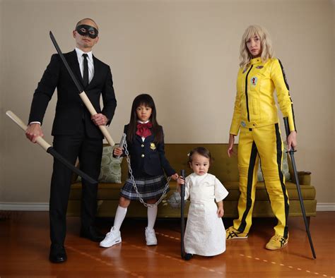 Kill Bill Family Costume | Family costumes, Cute couple halloween ...