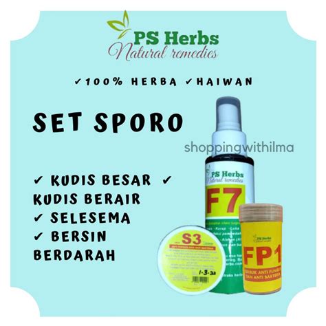 Set Sporo Kucing Mujarab Penawar Sporotrichosis Cat By Ps Herbs Spray