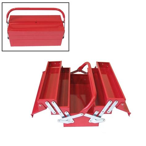 Excel 146 In Steel Tool Box Red In The Portable Tool Boxes