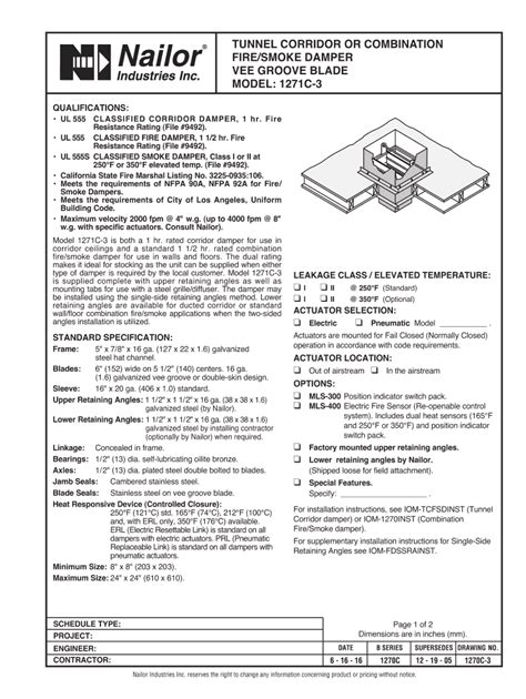 Fillable Online Submittal Model C Tunnel Corridor Or