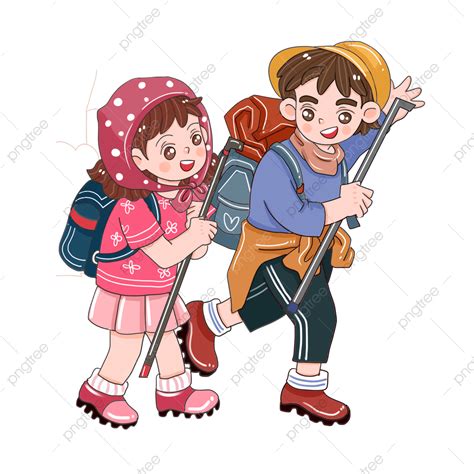 Kids Exploring Clipart