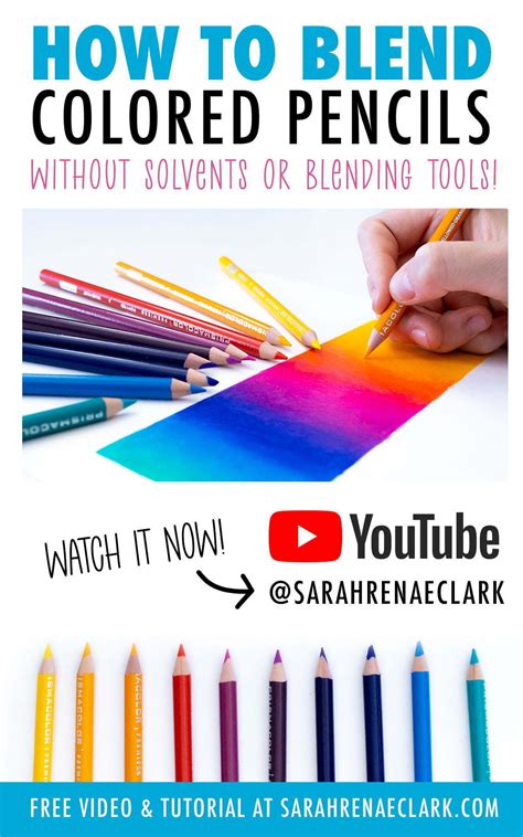 How To Blend Colored Pencils 3 Sarah Renae Clark Coloring Book