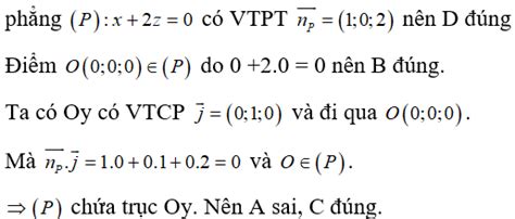 Trong không gian với hệ trục tọa độ Oxyz cho phương trình của mặt