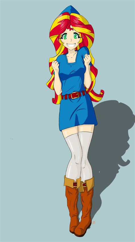 Sunset Shimmer Zelda Outfit By Icesticker On Deviantart