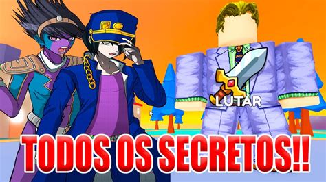 Showcase De Todos Os Secretos No Anime Warriors Simulator Youtube