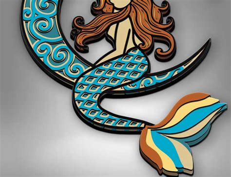 Free Layered Mermaid Svg Free Svg Png Eps Dxf File