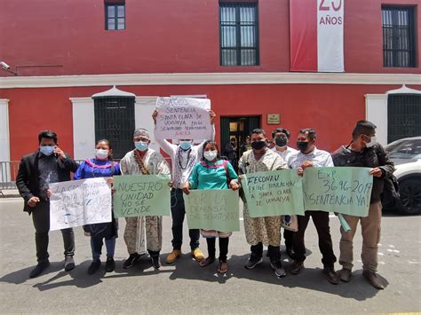 Mocicc On Twitter Ahora L Deres Shipibo Exigen Justicia Al Tc