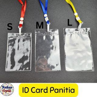 Jual Name Tag Panitia Tali Id Card Mika Plastik Name Tag Mika