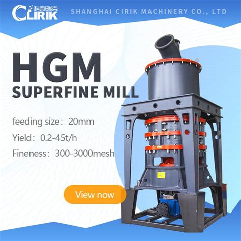 HGM Ultrafine Grinding Mill Vertical Roller Grinding Mill Machine