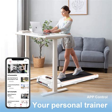 Under Desk Treadmill For Home Office Use 25hp Slim Walking Treadmill