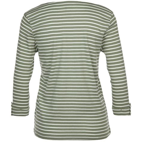 Damen Ringelshirt Mit 3 4 Arm Von AWG Mode Ansehen