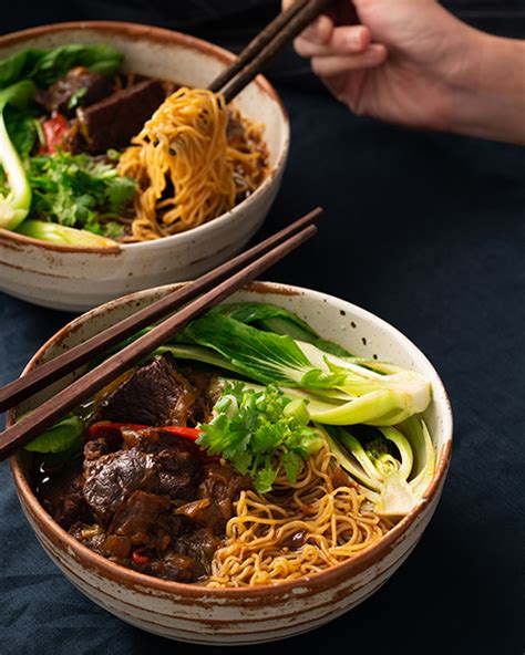 Taiwanese Beef Noodle Soup Marions Kitchen Recipe Beef Noodle Soup Beef And Noodles