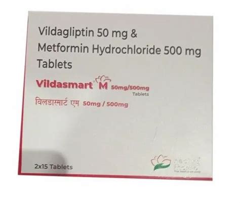 500mg Vildagliptin Metformin Hydrochloride Tablet At Rs 220 Box Vildagliptin Tablets In Nagpur