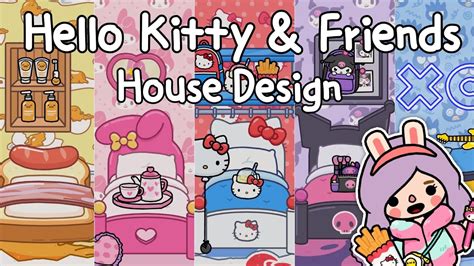 Hello Kitty And Friends 🎀🍭💕😱house Design Toca Life World 🌎 แต่งบ้านคิตตี้และเพื่อนๆ Toca Boca