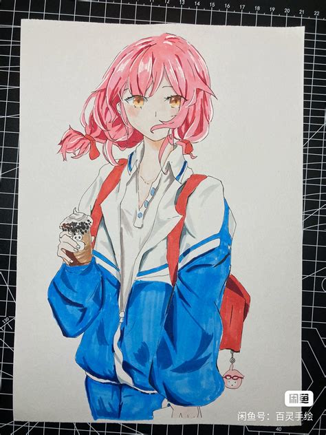 Bailing S Japanese Anime Girls Hot Sexy Hand Drawing With Marker