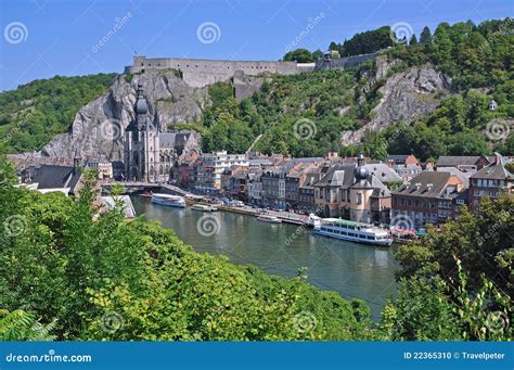 Dinant In The Belgium Ardennes Stock Photo Image 22365310