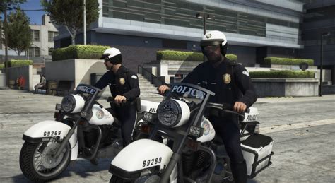 Lspd Bike Unit Uniform For Michael And Trevor Gta5