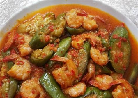 5 Cara Membuat Balado Udang Terong Ijo Yang Cepat Cookandrecipe