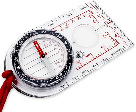 Sun Company ProMap Compass Ultra Lightweight Baseplate Map Compass