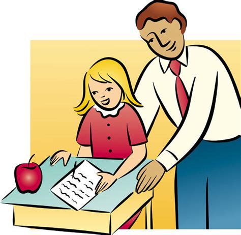 teacher teaching student clipart - Clip Art Library