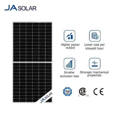 Original Factory Ja 530W 535W 540W 545W 550W 555W Monocrystalline Solar