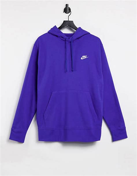 Nike Club Hoodie In Royal Blue Asos