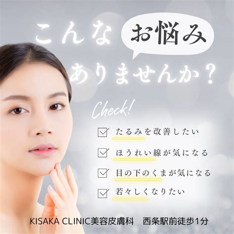 たるみ、ほうれい線、目の下のくま、若々しくなりたいなどのお悩みありませんか？｜お知らせ・ブログ｜広島の美容皮膚科・総合クリニック「木阪クリニック」