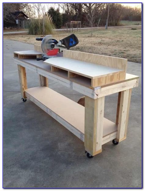 Diy Miter Saw Workbench - Bench : Home Design Ideas #qVP2Vv02Pr105564