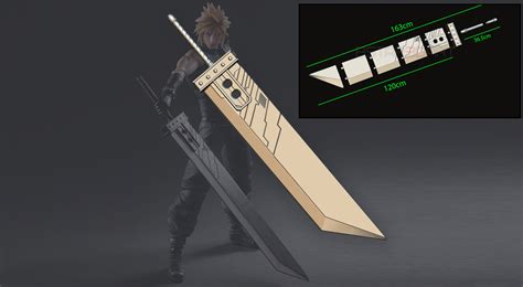 Buster Sword Cloud Final Fantasy Vii Remake Edream Makers